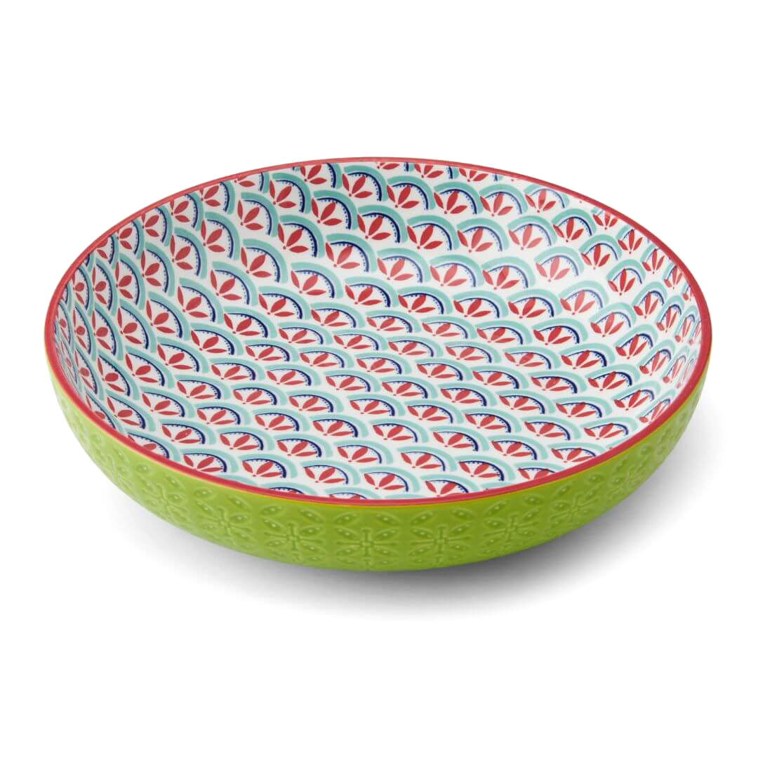 Mikasa 21cm Pasta Bowl Geometric Line
